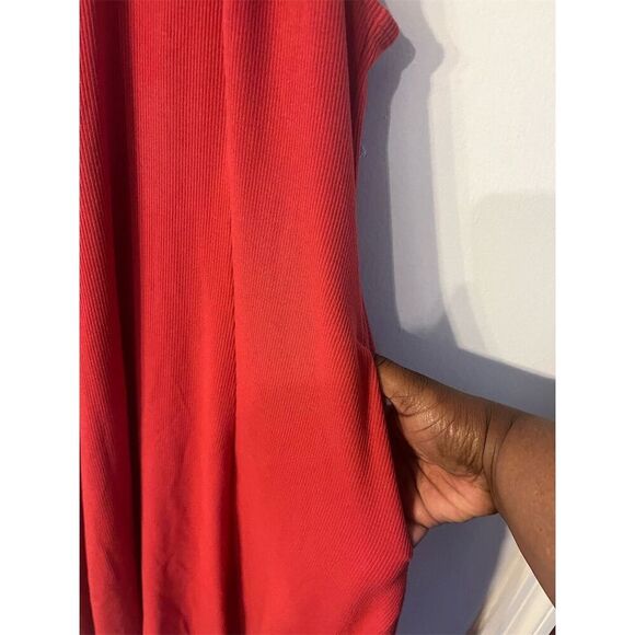 Torrid 00 Sleeveless Rib Trapeze Dress A-Line Dress Size M/L 10 NWT - Picture 6 of 12